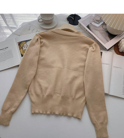Niche Design Multi panel contrast long sleeve top  6460