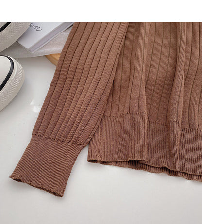 Simple leisure solid color Pullover Hooded long sleeve top  6556