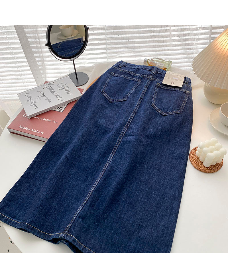 New Korean fashion port style casual A-line skirt  5711