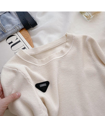 Versatile simple design short Pullover Top  6620