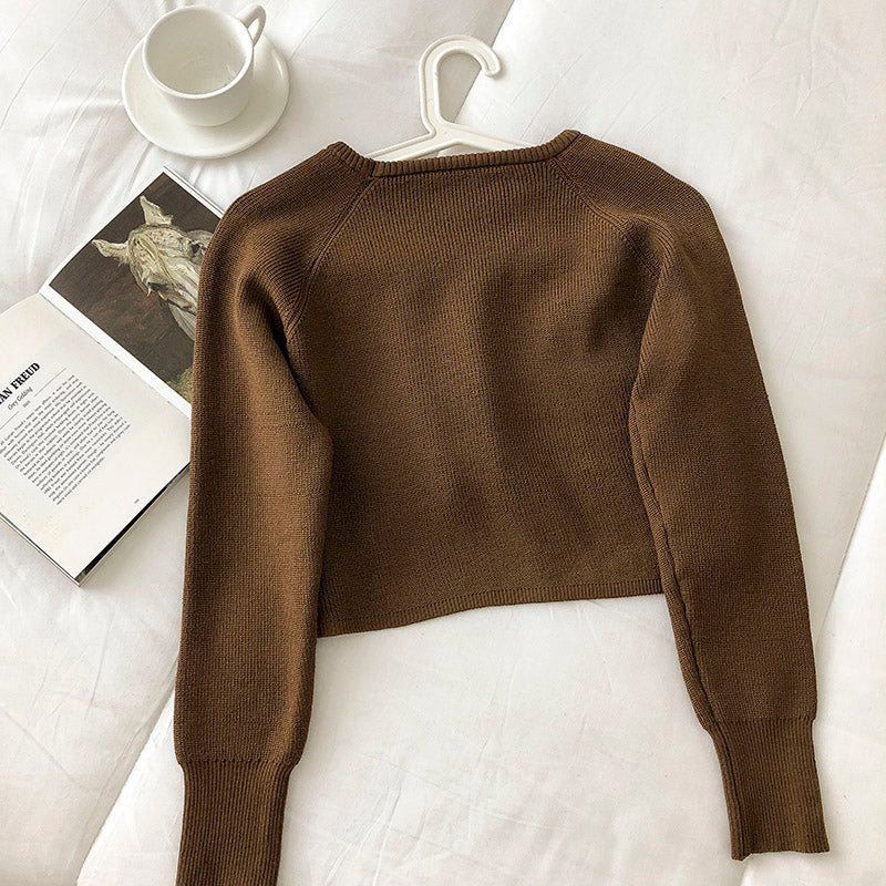 Korean version of soft waxy Pullover  5845