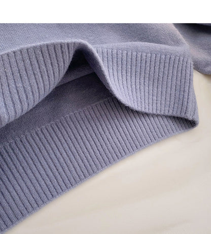 New Korean versatile leisure solid color thin long sleeve top  6127