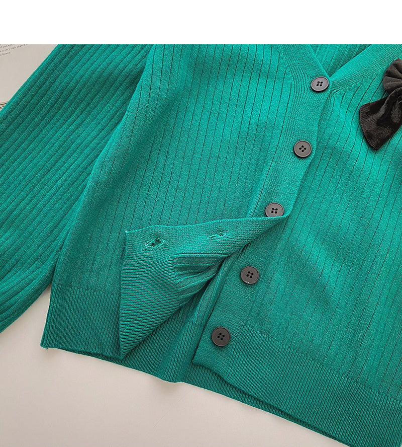 New Korean minority design bow top  6640