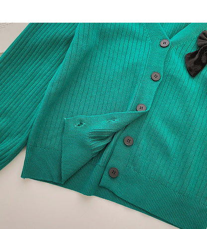 New Korean minority design bow top  6640