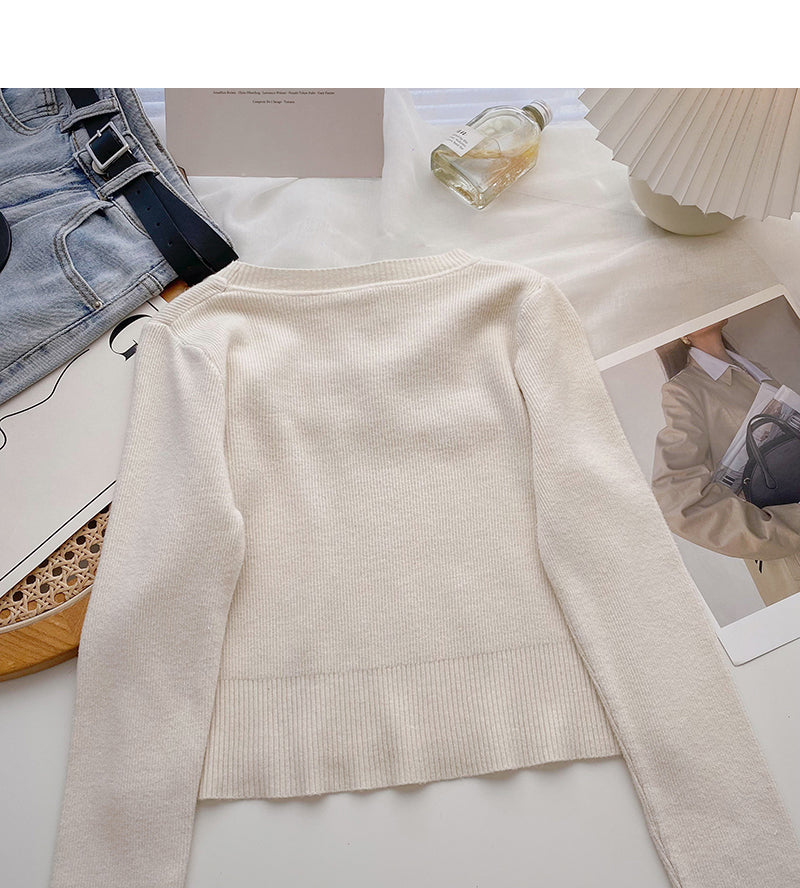 Versatile simple design short Pullover Top  6620