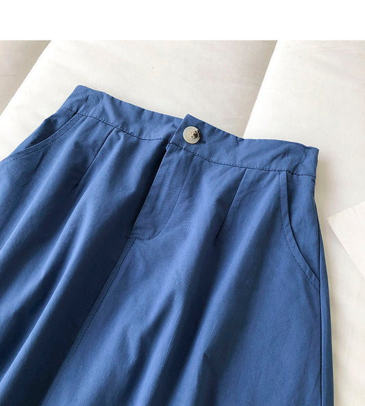 New Korean version of Hong Kong style casual casual skirt  5690