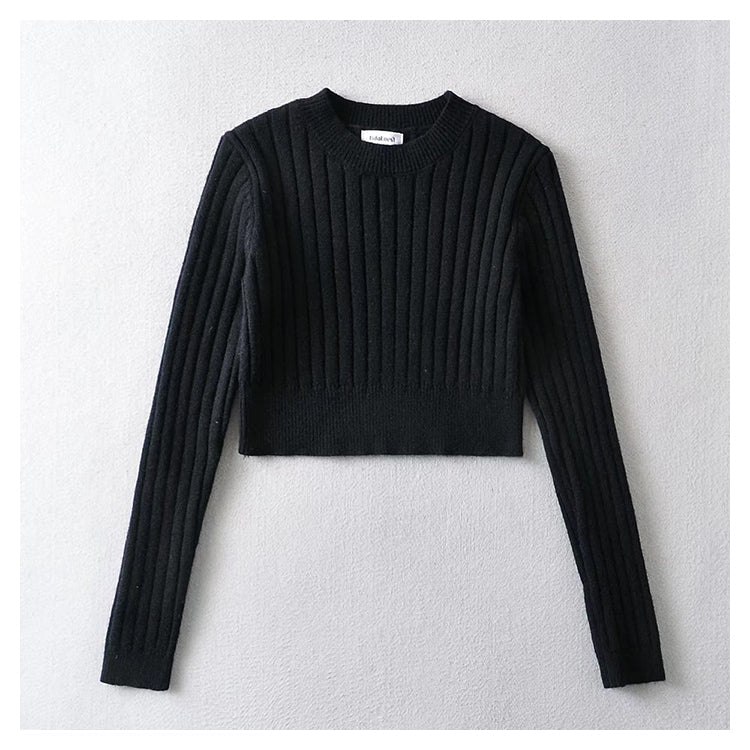 Vintage soft waxy pit strip sweater with top inside  7177