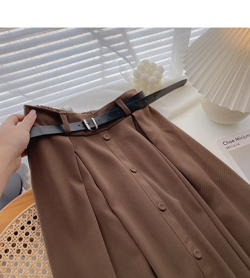 New fashion harbor style A-line mid length skirt  5725