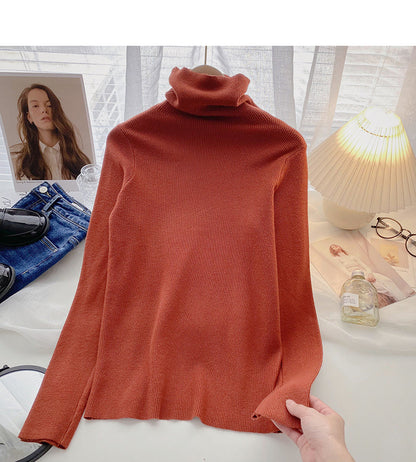 Knit bottomed shirt with slim fit top inside  6567