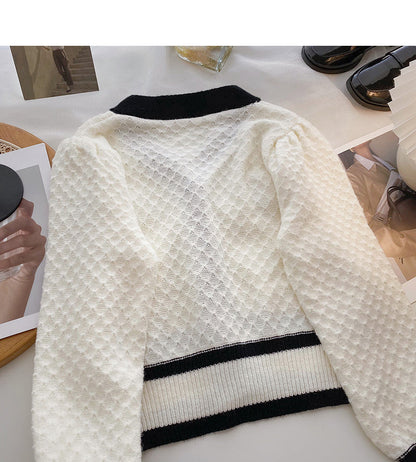 Slim and versatile color blocking long sleeve T-shirt  6076