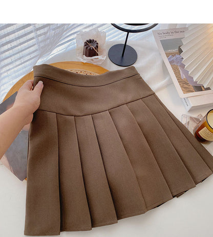 New Korean versatile slim A-line high waist skirt  5386