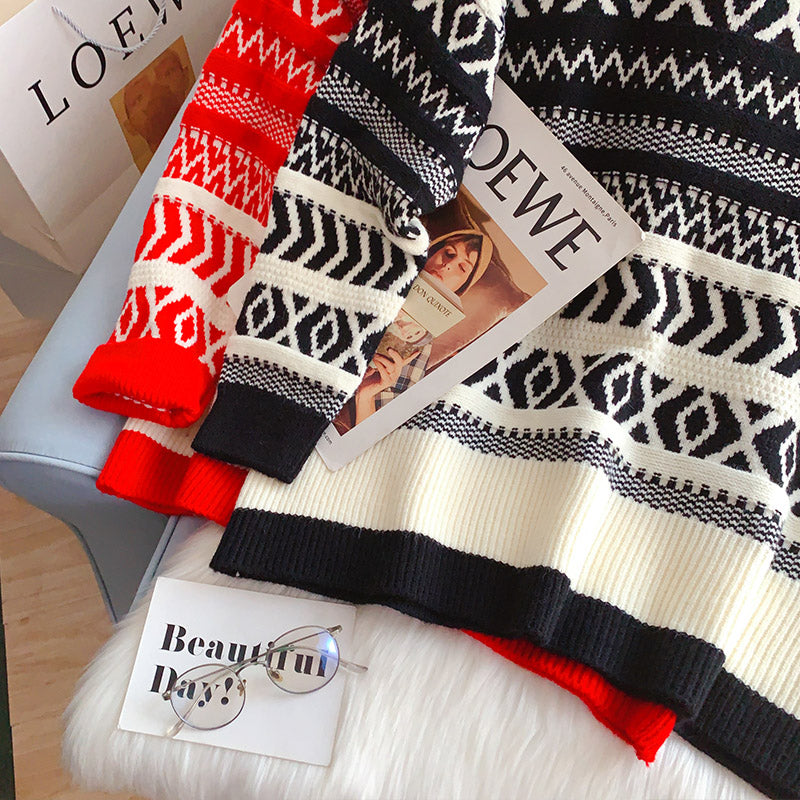 Exotic Christmas sweater sweater sweater sweater coat  5222