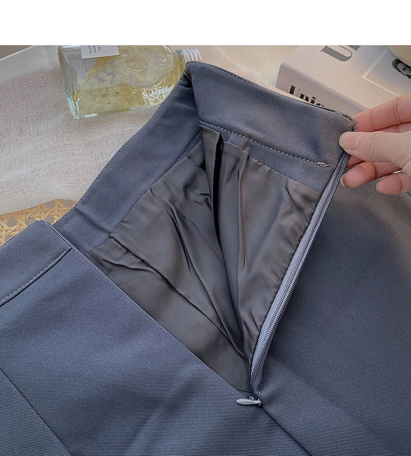 Korean retro fashion design, slim Hip Wrap Skirt  5350