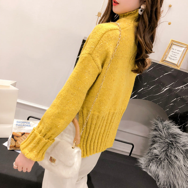 Vintage high neck Japanese sweater  5267