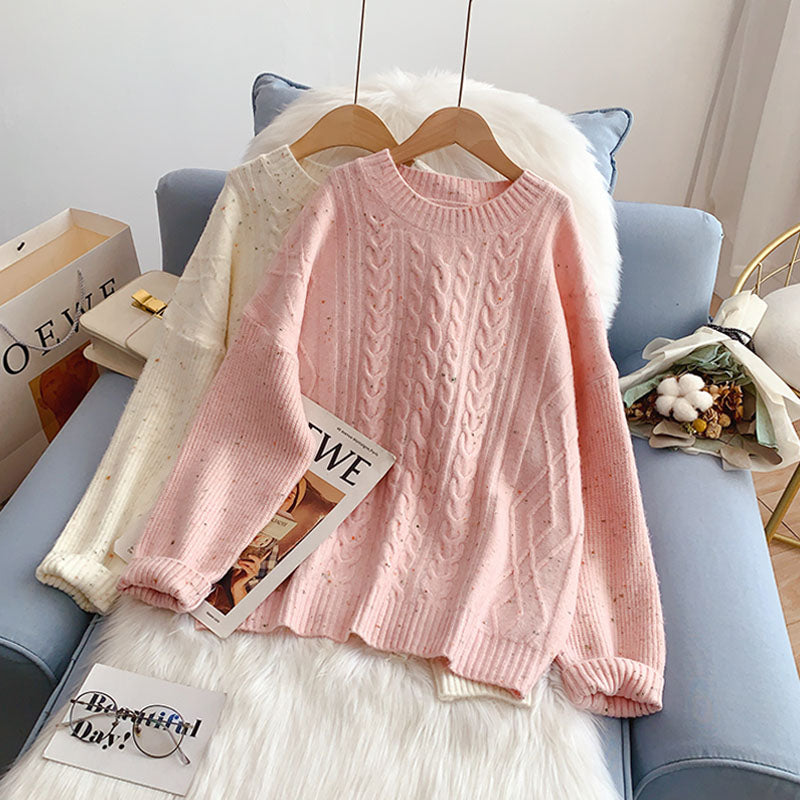 Gentle sweater women's new knitted bottom shirt  5127