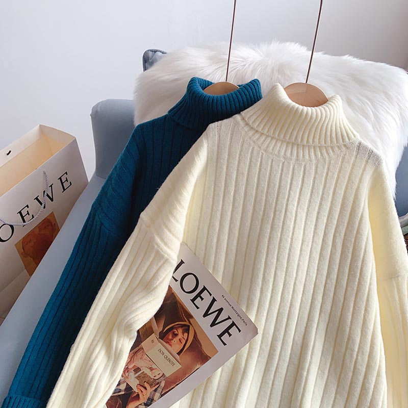 High neck sweater foreign style knitted bottomed shirt  5091