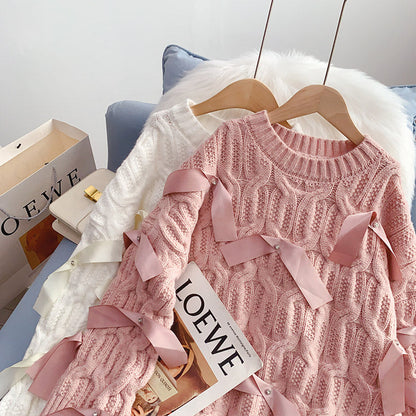 Lazy wind heavy industry sweater with diamond  5005