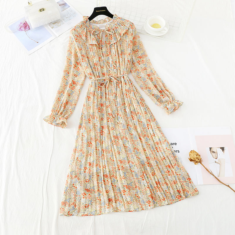 The new fairy super xiansen series has a slim waist and chiffon skirt  4531