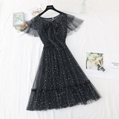 New French gentle skirt fairy super xiansen long style  4613