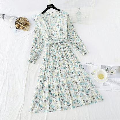 The new waist is slim, chiffon Fairy Dress  4536