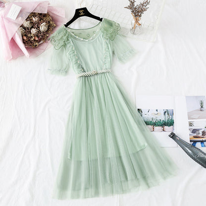 Baby collar wisdom smoked French Platycodon skirt super xiansen series  4342