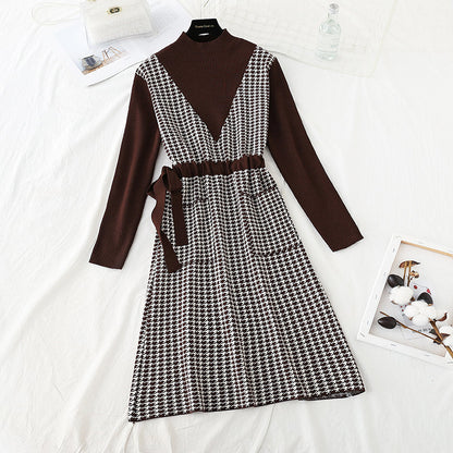 Thousands of birds in the grid wear a bottomed wool dress to reduce the waist  4556