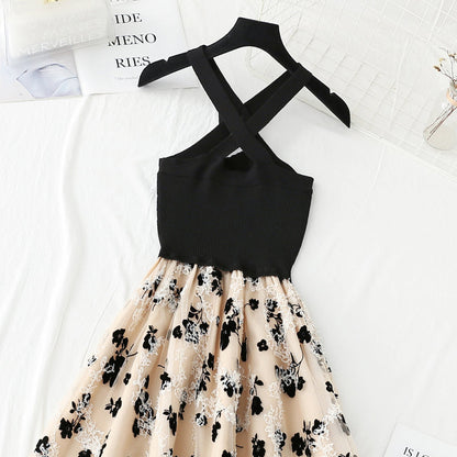New French waist length fairy temperament small skirt  4131
