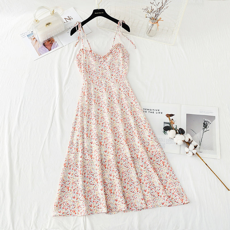 New French gentle wind snow spinning fairy temperament small skirt  4127
