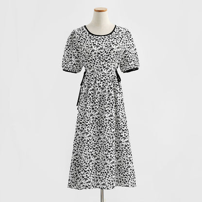 New chiffon dress with slim waist  4279