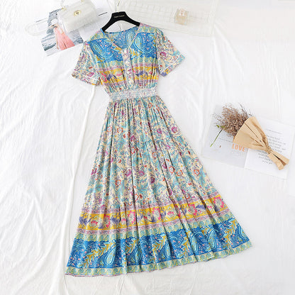 New Retro French holiday dress  4215