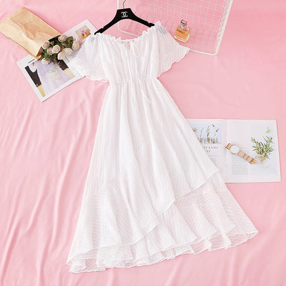 One shoulder cotton linen dress one shoulder cotton linen dress  4139