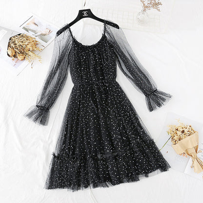 Skirt light mature style temperament foreign fairy super xiansen Department  4032