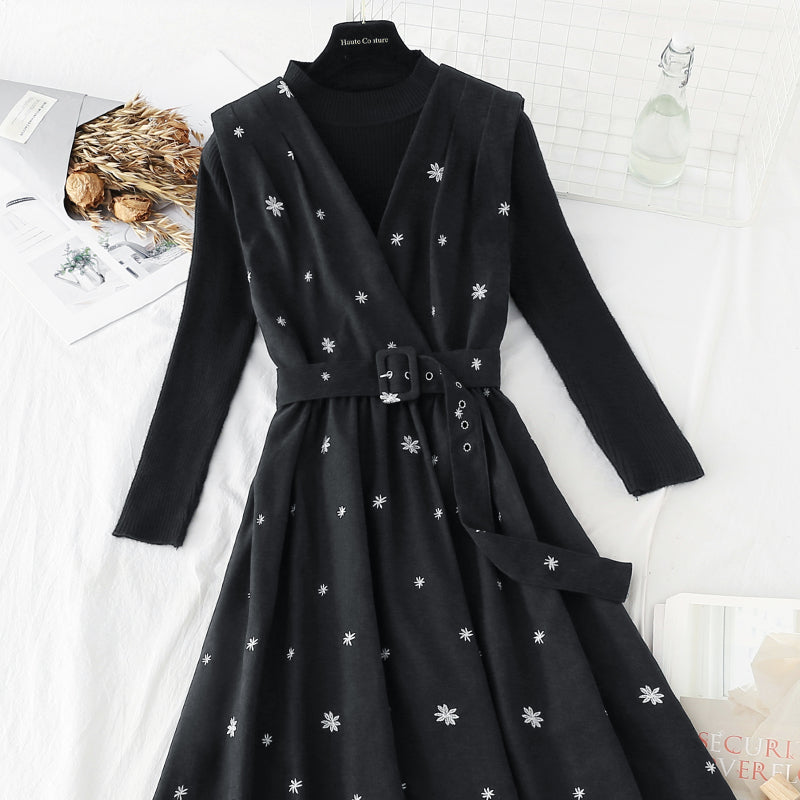 Christmas fashion suit two-piece skirt  4064