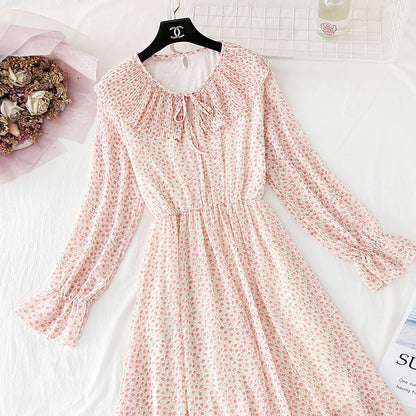 French retro dress sweet Platycodon skirt  3818