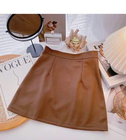 The new Korean version is slim and versatile, with a trend of casual short skirts  5613