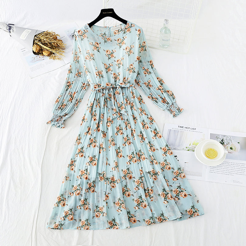 The new waist is slim, chiffon Fairy Dress  4709