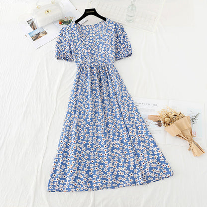 New loose and thin Chiffon bubble sleeve doll skirt fairy super fairy series  4635