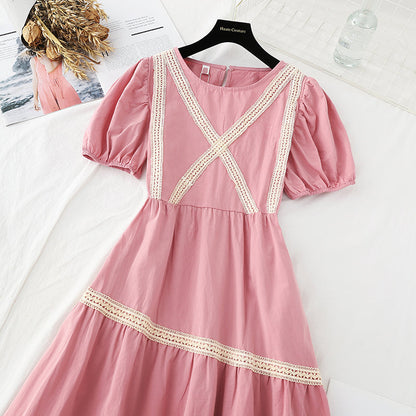 The new waist is slim, and Sen Department is an irregular long skirt  4680