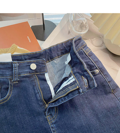Irregular design slim high waist skirt  5454