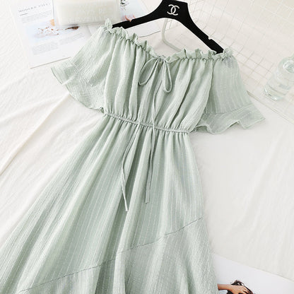 One shoulder cotton linen dress one shoulder cotton linen dress  4139
