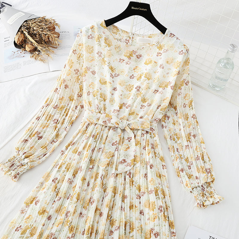 The new waist is slim, chiffon Fairy Dress  4709