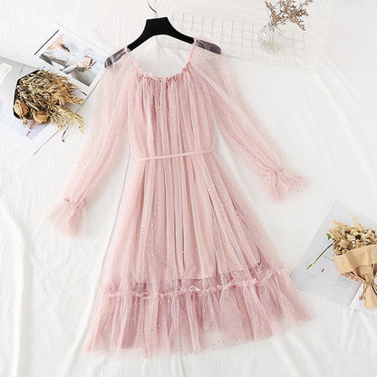 Skirt light mature style temperament foreign fairy super xiansen Department  4032