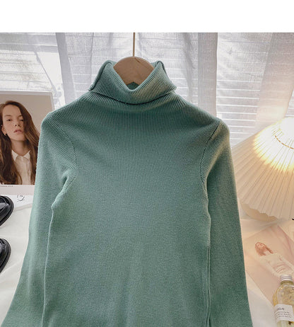 Knit bottomed shirt with slim fit top inside  6567