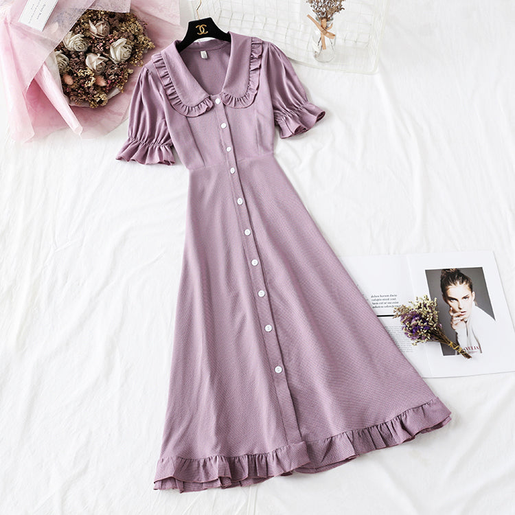 Narrow waist French Platycodon skirt  4481