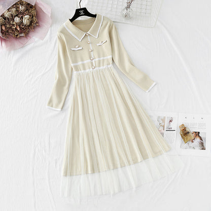 French first love little fragrant wind fairy bottomed skirt  4308