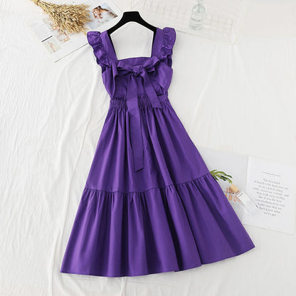 A skirt with a back bow, a salt, sweet, little skirt  4514
