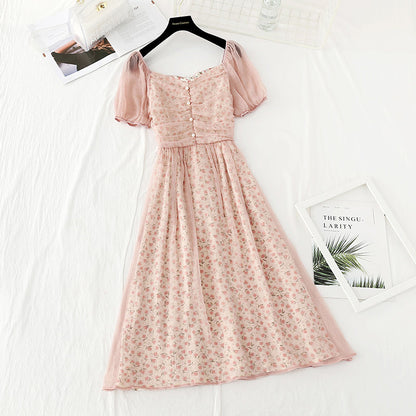 The new style of waist is thin. Hepburn can make salt and sweet skirts.  4631