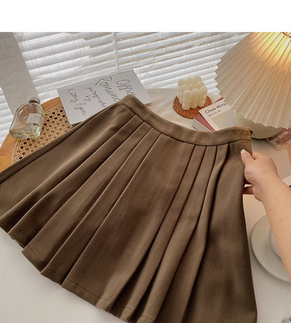 Korean version of high waist and small man, fashionable, thin, hip covering skirt  5447