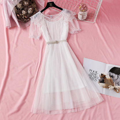 Baby collar wisdom smoked French Platycodon skirt super xiansen series  4342