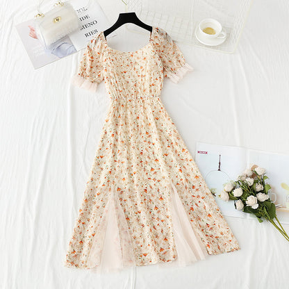 Gentle wind small man Floral Dress  4424